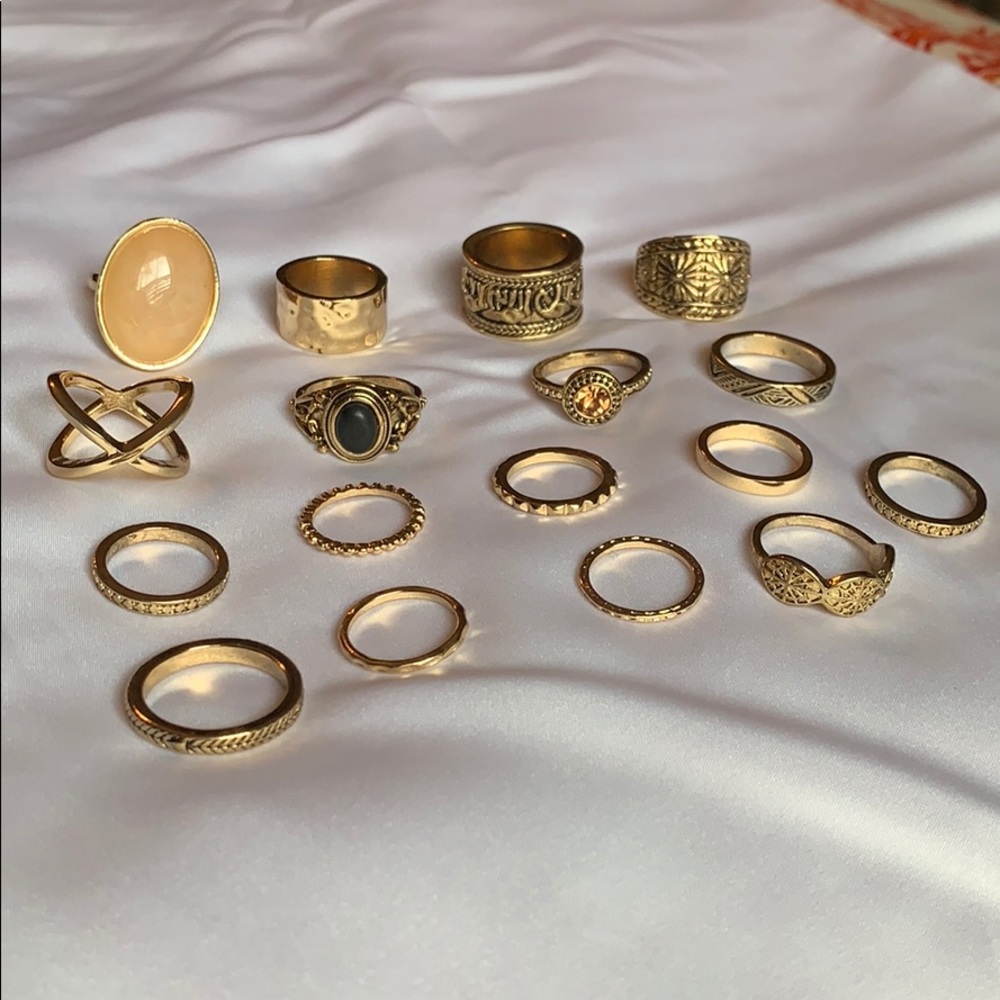 Gold rings